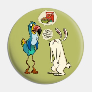 Sam and Rabbit Pin