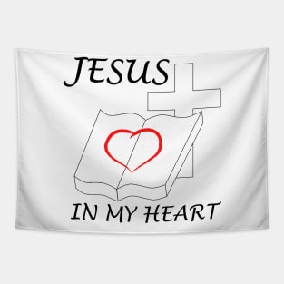 Jesus in my heart. Tapestry