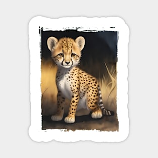 Little Cheetah Magnet