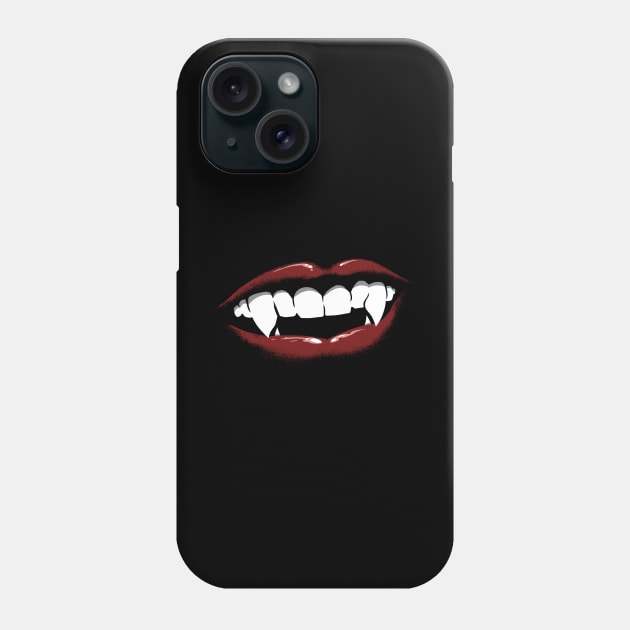 Vampire lips Phone Case by mrpsycho