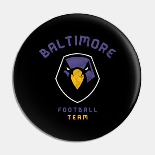 Modern Baltimore Ravens Super bowl Run - Logo Redesign Pin