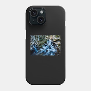 Frozen creek in winter Phone Case