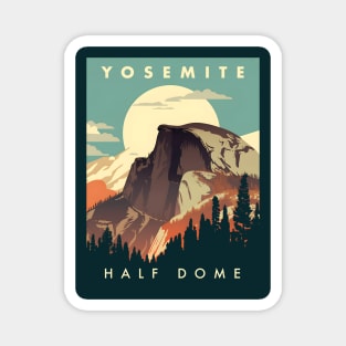 Yosemite National Park Half Dome Magnet