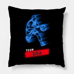 Team USA - Basketball Pillow