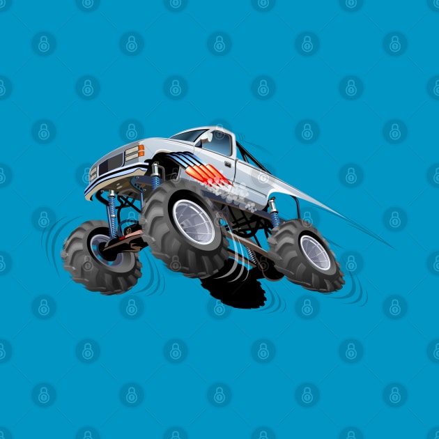 Cartoon monster truck by Mechanik