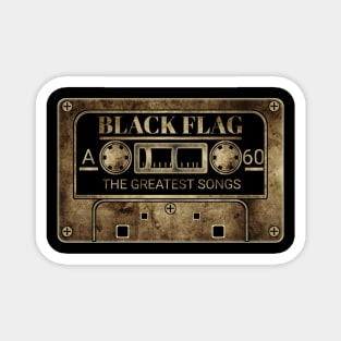 Black flag Magnet