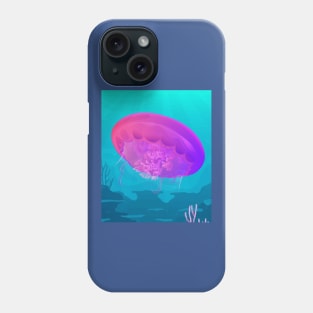 Colorful Luminous Jellyfish Sea Animals Phone Case