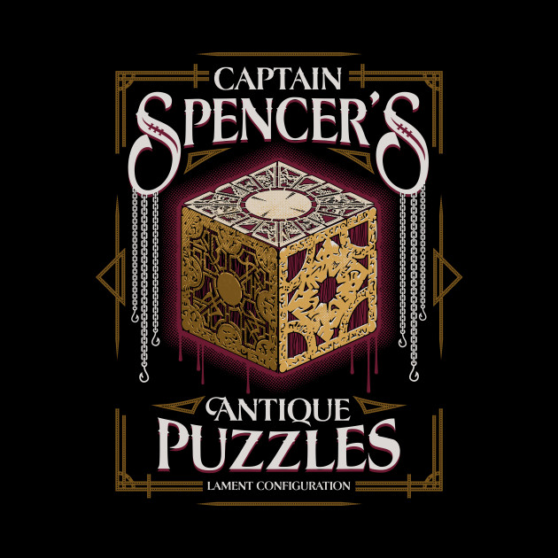 Captain Spencer's Antique Puzzles - Vintage Horror - Puzzlebox - Hellraiser - Phone Case