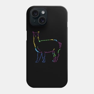 Funny giraffe colorful tshirt Phone Case