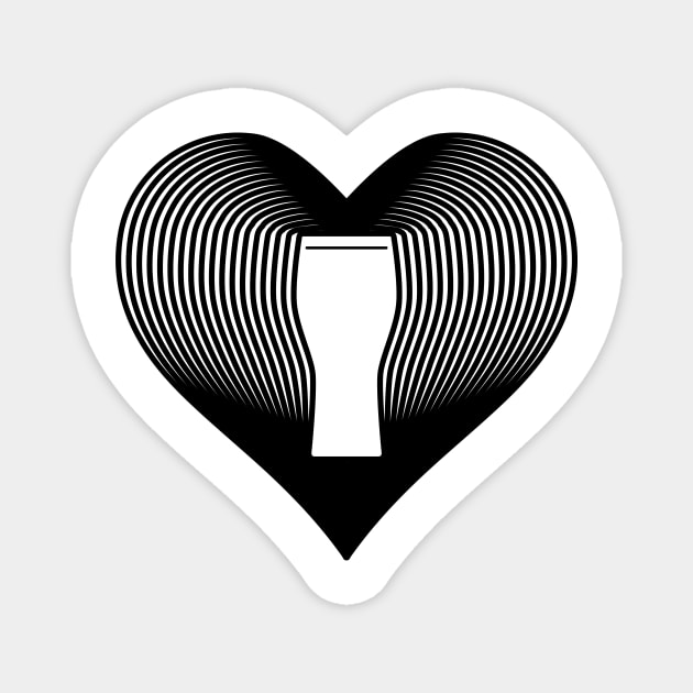 for the love of beer Magnet by Daribo