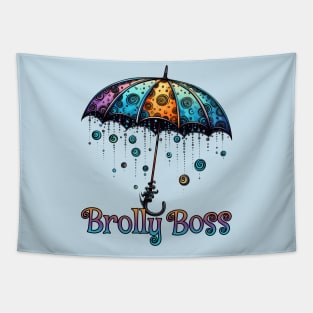 Brolly Boss Colorful Umbrella design Tapestry