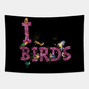 I Take Photo Birds Costume Gift Tapestry