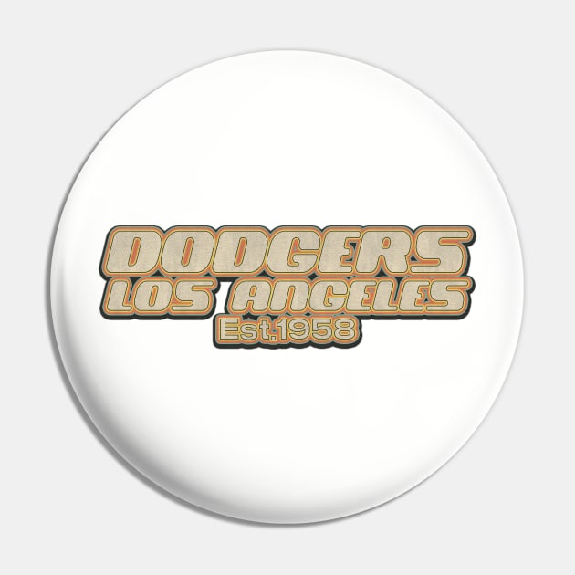 Los Angeles Dodgers  / Old Style Vintage Pin by Zluenhurf