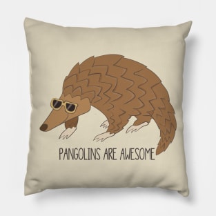 Pangolins Are Awesome Pillow