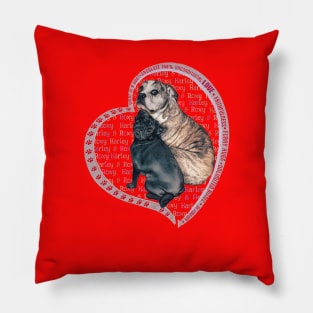 Roxy & Harley Pillow