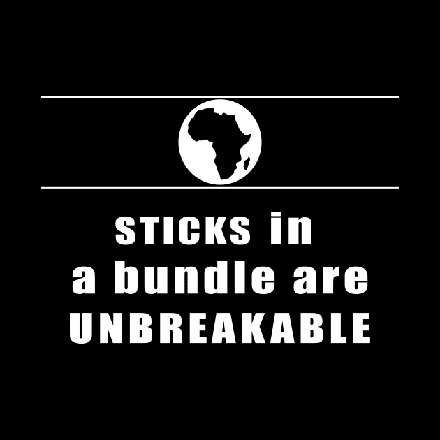 sticks in  a bundle are unbreakable by Obehiclothes