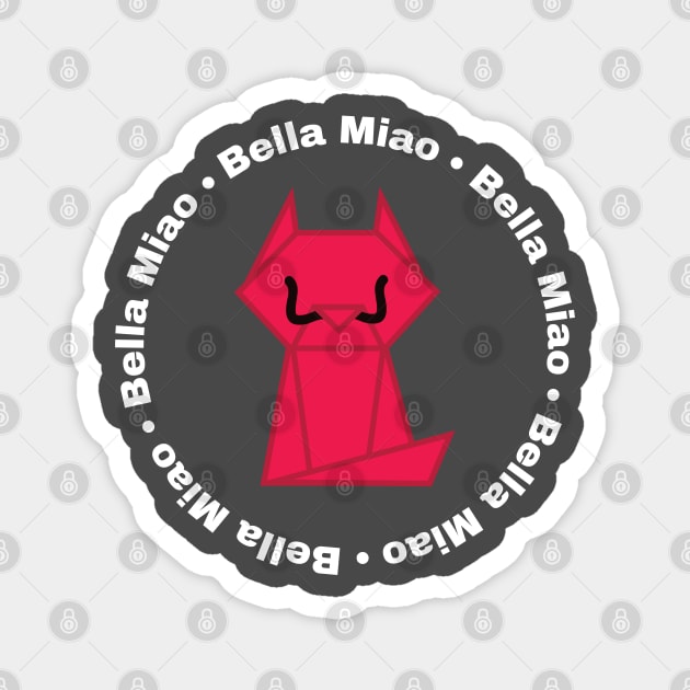 Bella Miao Dali - Cat Heist Magnet by miraazalia@gmail.com