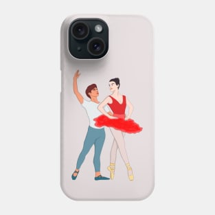 Ballet Couple Pas De Deux Dancer Phone Case