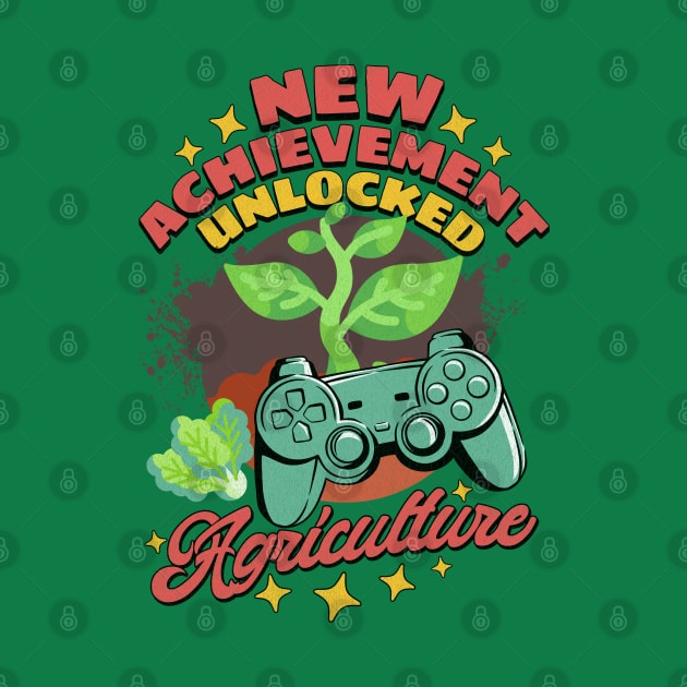 Farmer Gamer New Achievement Unlocked by alcoshirts