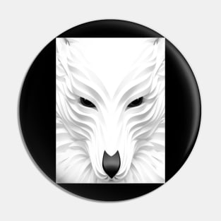 White Wolf Pin