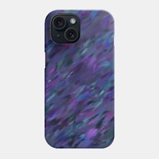 Blue, Purple and Green Abstract Phone Case