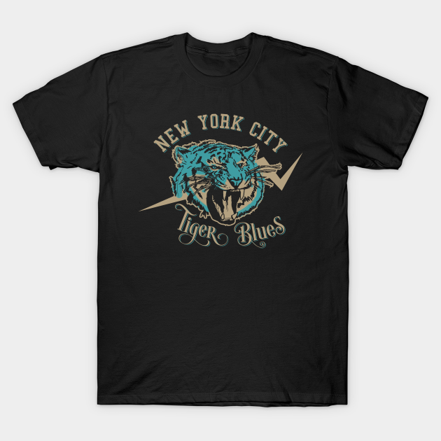 Blue Tiger Blues - Tiger Face - T-Shirt