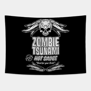 Zombie Hot Sauce Tapestry