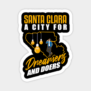 Santa Clara San Francisco United States Design Magnet