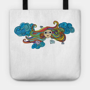 Rainbow Hair in the Sky Tote