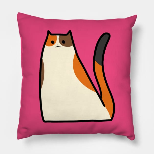 Calico Sitting Pillow by saradaboru