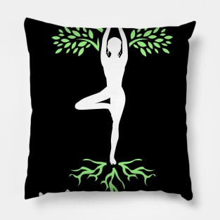 Namaste Yoga Circle Pillow