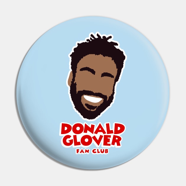 Donald Glover Fan Club Pin by sightsoundpod