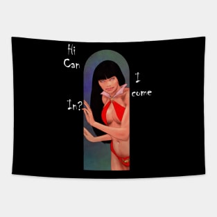 Vampirella: Can I come in? Tapestry