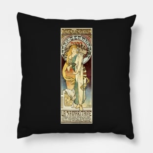 The Samaritan, Alphonse Mucha 1897 Pillow