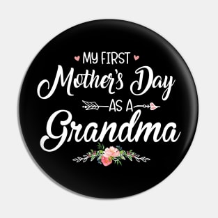 My first Mother's Day as a Grandma New Mom Mothers Day 2024 Pin