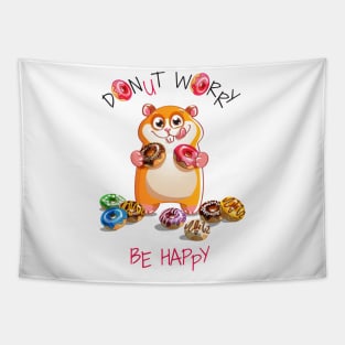 hamster donut worry Tapestry