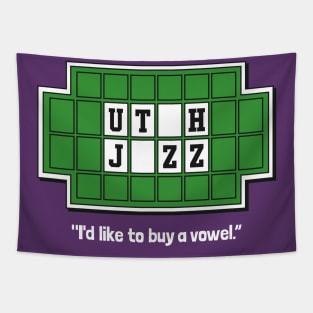 Utah Jazz Basketball - Funny Game show Board Tapestry