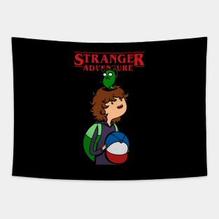 Funny Cute Retro 80's Sci-fi Adventure Mashup Cartoon Tapestry