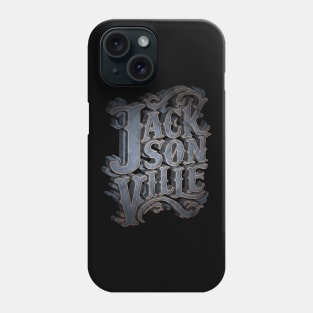 Jacksonville Florida Vintage Handlettering Phone Case