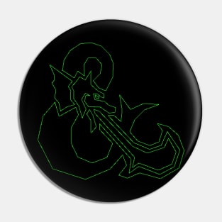 Dragon Vector - Green Pin