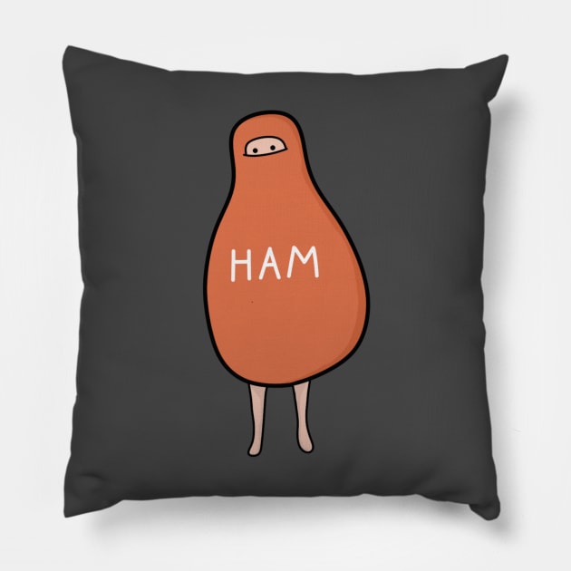 Scout Ham | To Kill a Mockingbird Pillow by thepinecones