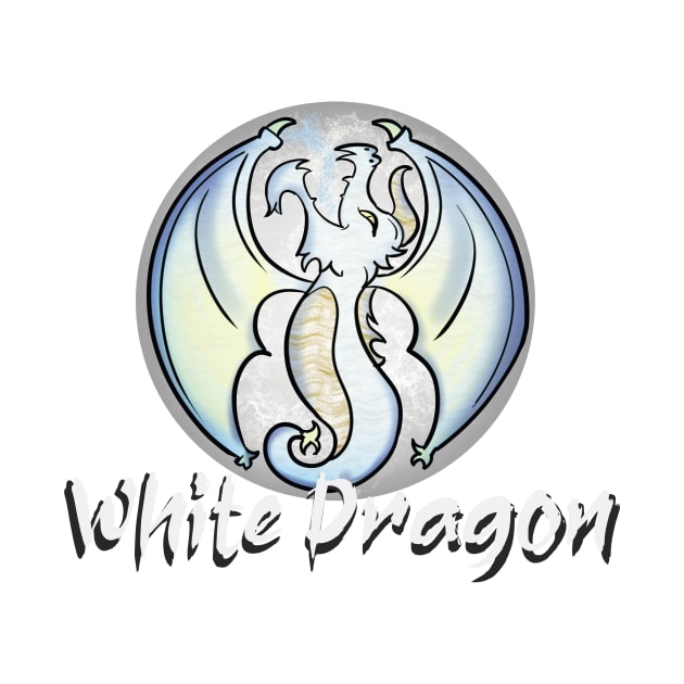 White Dragon by PorinArt