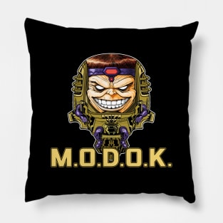 MODOK (Black Print) Pillow