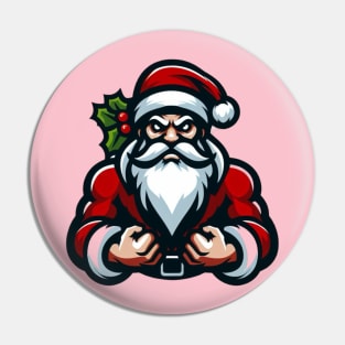 Buff Santa Pin