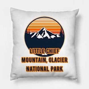 Little Chief Mountain, Glacier National Park Pillow