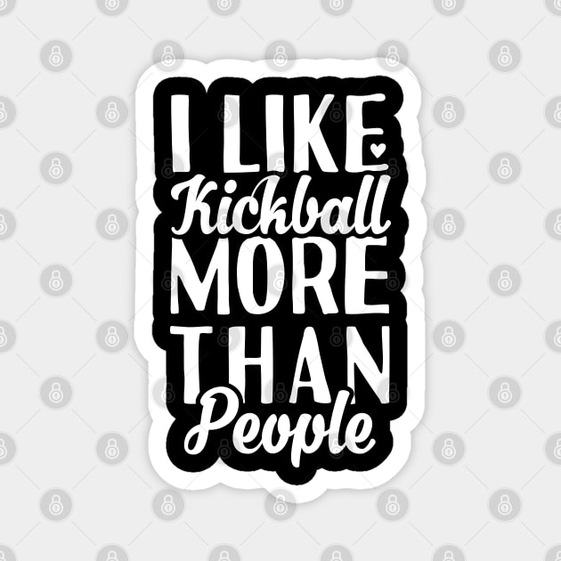 I Like Kickball Magnet by Tesszero