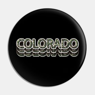 Colorado Camou Pin