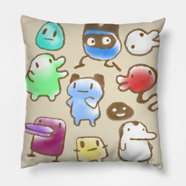 Original Tamagotchi (P1 1996) Pillow by BonBonBunny