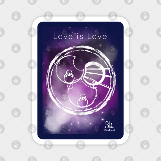 Love is Love Magnet by AC Salva