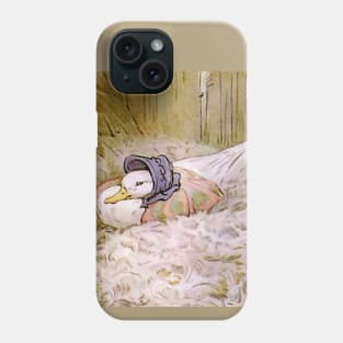 Jemima Puddle-Duck Hatching Her Eggs by Beatrix Potter Phone Case